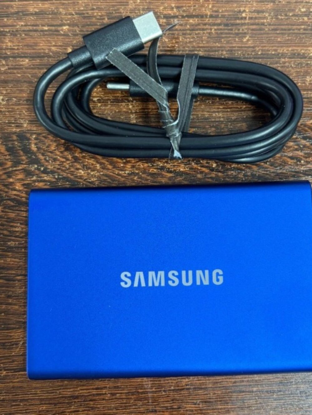 1TB Samsung T7 1TB Portable External SSD in Blue - New - Never Used